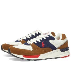 Deadstock Polo Ralph Lauren Trackster Mesh Suede Sneaker Shoe Mens 11.5 NIB RARE